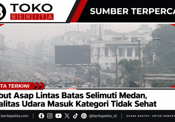 Kabut Asap Selimuti Kota Medan