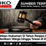 Vonis 13 Tahun untuk Penikam Deli Serdang